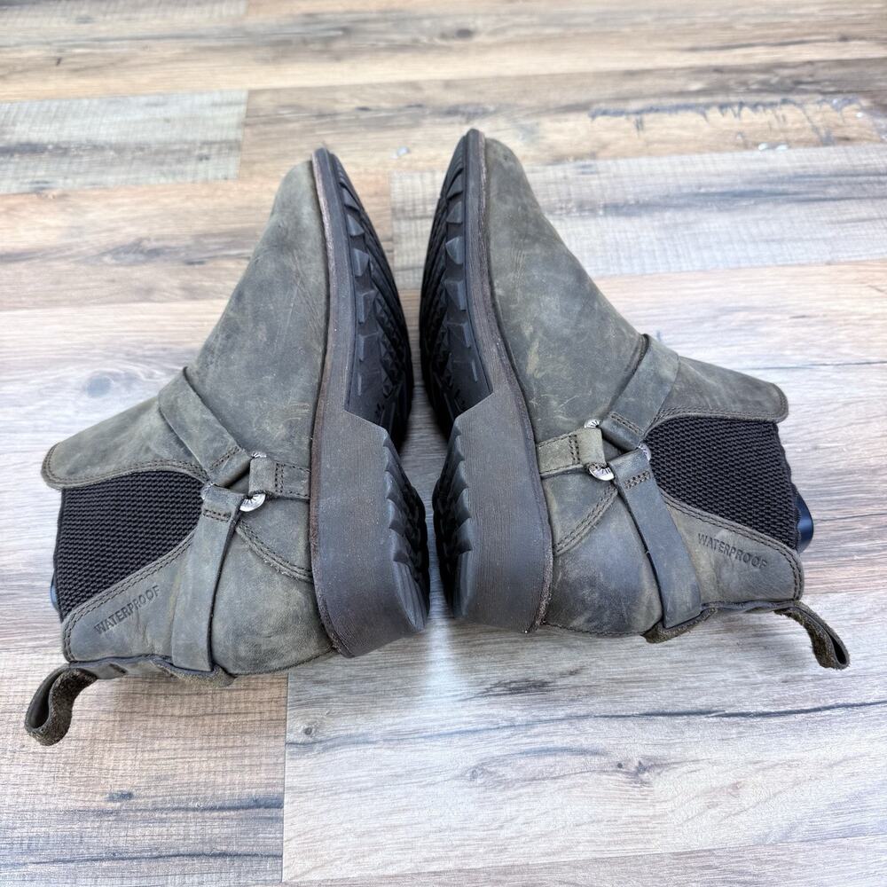 Teva de la vina dos womens size 7.5 shoes Brown leather waterproof ankle boots - Picture 3 of 8